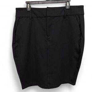 Liverpool Black Pencil Skirt for Women